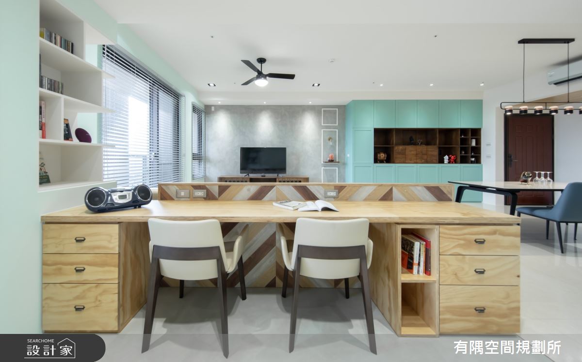 54坪新古屋(10年以下)＿混搭風書房案例圖片＿有隅空間規劃所＿有隅_14.Dr.Yang案之19