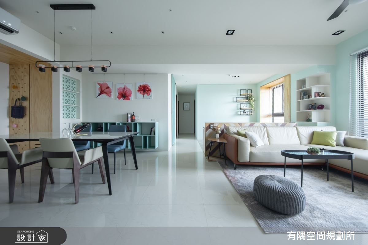 54坪新古屋(10年以下)＿混搭風客廳餐廳案例圖片＿有隅空間規劃所＿有隅_14.Dr.Yang案之13