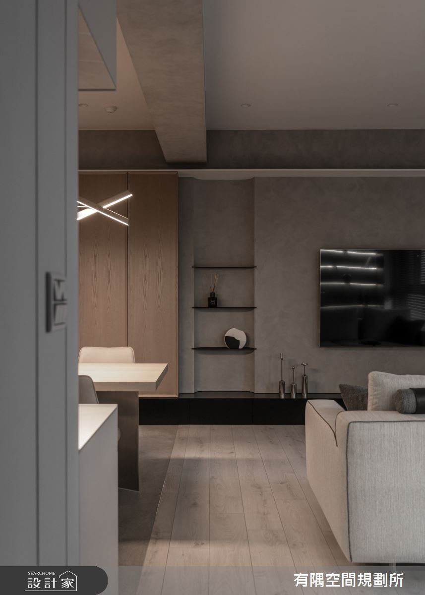 50坪新成屋(5年以下)＿現代北歐風走廊案例圖片＿有隅空間規劃所＿有隅_15.Mr. C home之12
