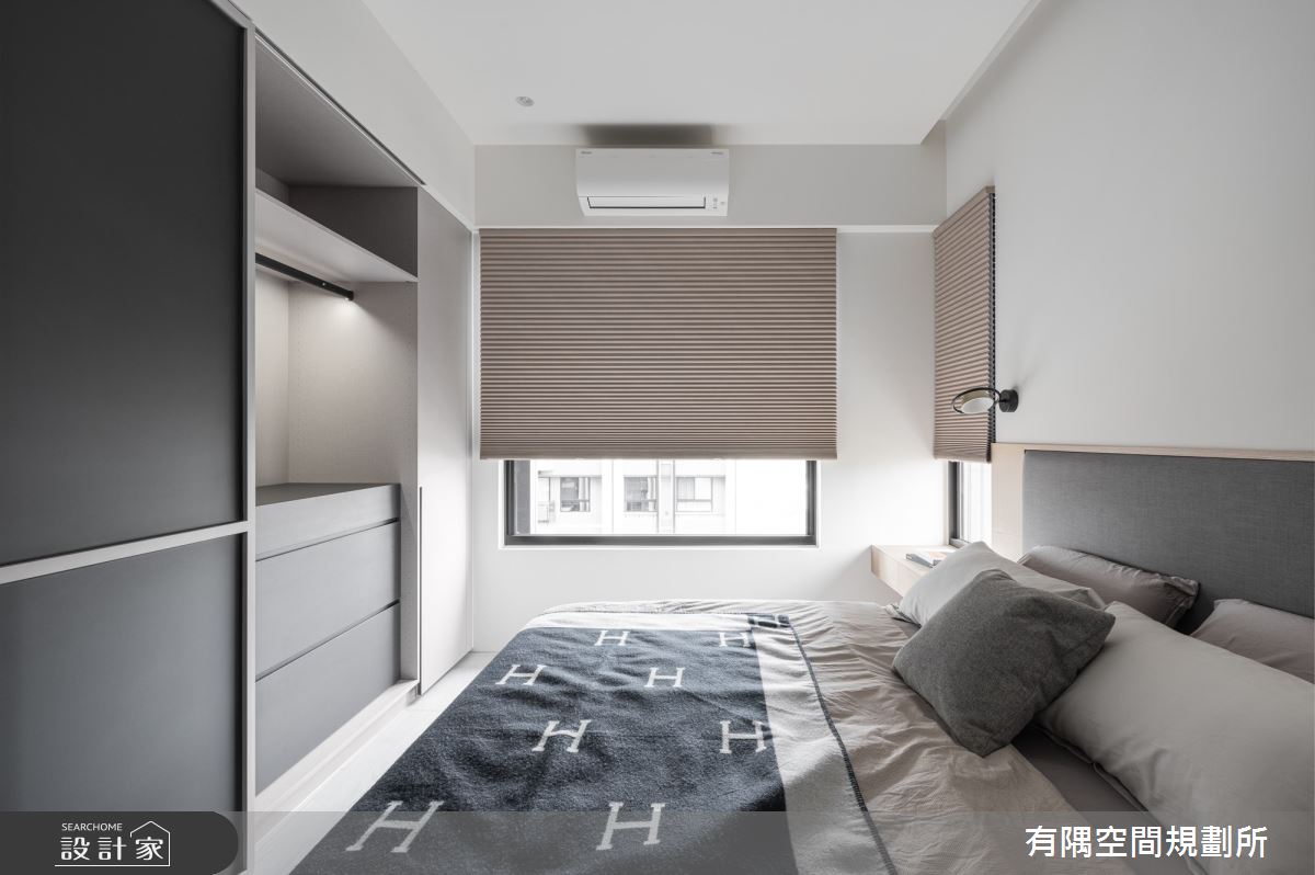 50坪新成屋(5年以下)＿現代北歐風臥室案例圖片＿有隅空間規劃所＿有隅_15.Mr. C home之26