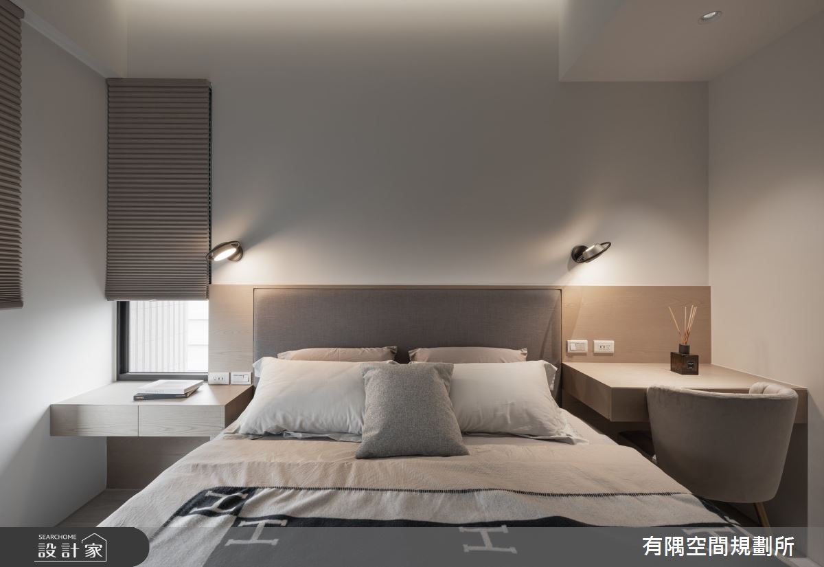 50坪新成屋(5年以下)＿現代北歐風臥室案例圖片＿有隅空間規劃所＿有隅_15.Mr. C home之27