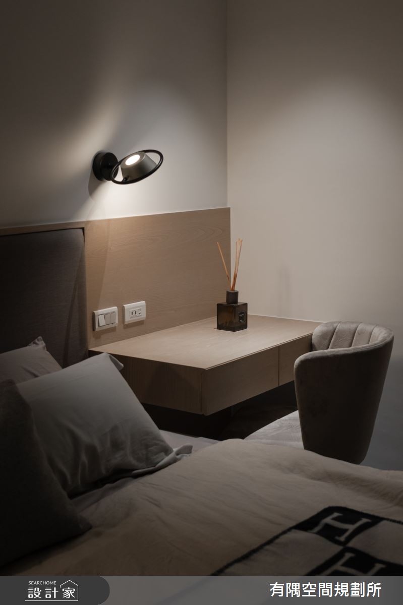 50坪新成屋(5年以下)＿現代北歐風臥室案例圖片＿有隅空間規劃所＿有隅_15.Mr. C home之33
