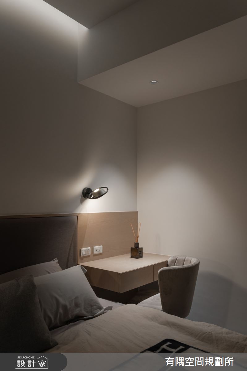 50坪新成屋(5年以下)＿現代北歐風臥室案例圖片＿有隅空間規劃所＿有隅_15.Mr. C home之34