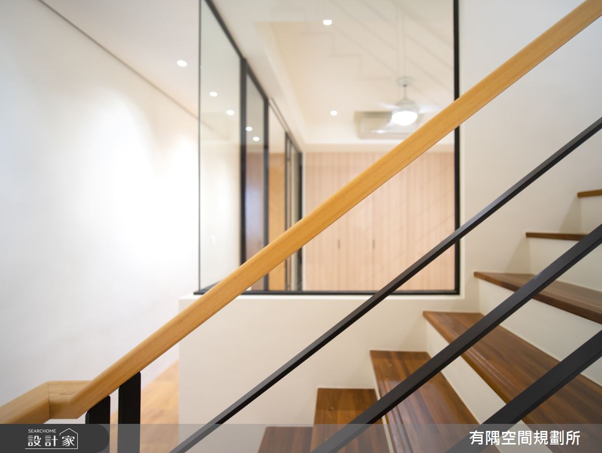 70坪老屋(31~40年)＿日式無印風書房樓梯案例圖片＿有隅空間規劃所＿有隅_16.巷 ‧ 日閣之11