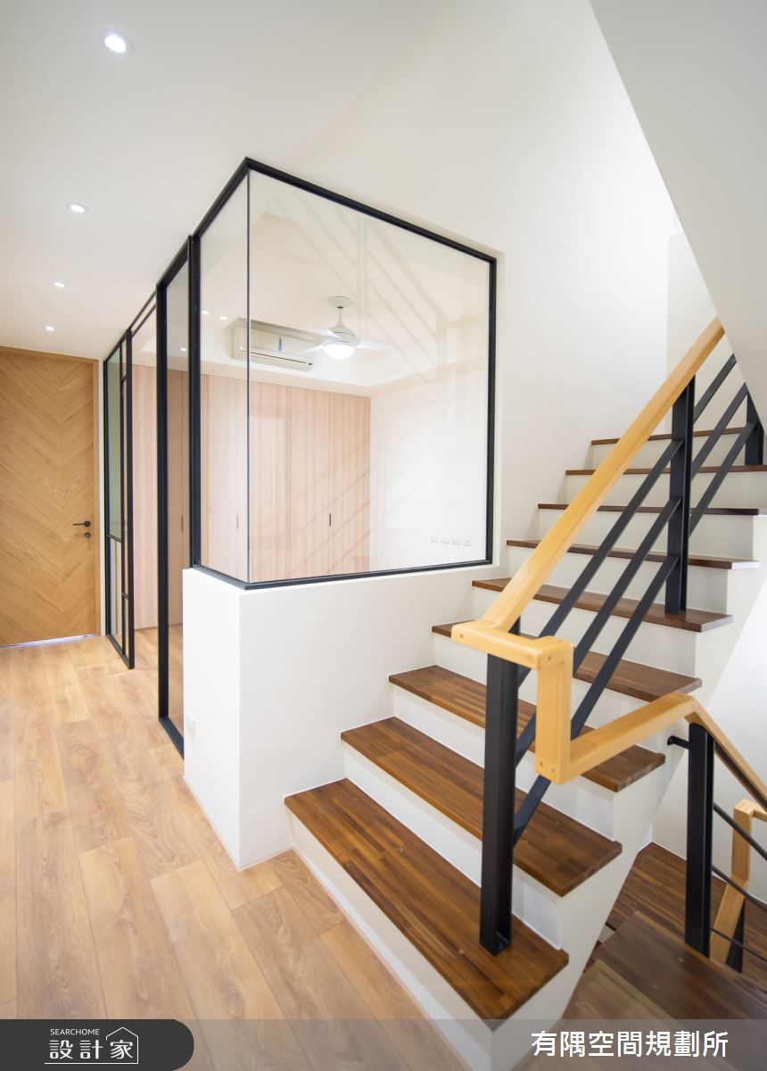 70坪老屋(31~40年)＿日式無印風書房樓梯案例圖片＿有隅空間規劃所＿有隅_16.巷 ‧ 日閣之12