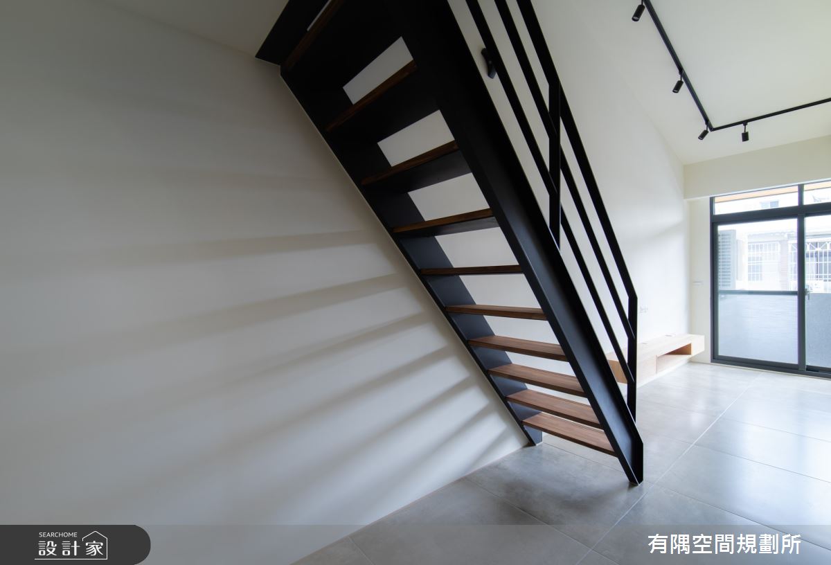 70坪老屋(31~40年)＿日式無印風客廳樓梯案例圖片＿有隅空間規劃所＿有隅_16.巷 ‧ 日閣之19