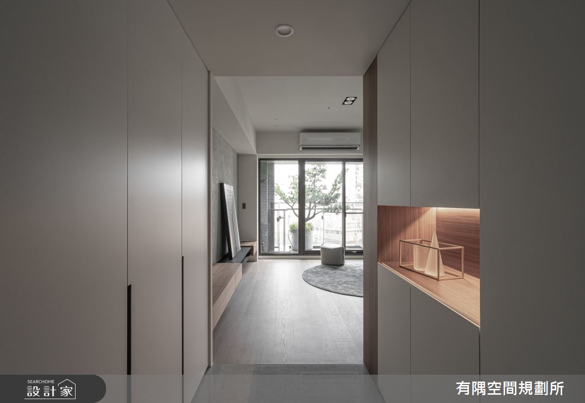 46坪毛胚屋＿現代風玄關案例圖片＿有隅空間規劃所＿有隅_17.David_s home之1