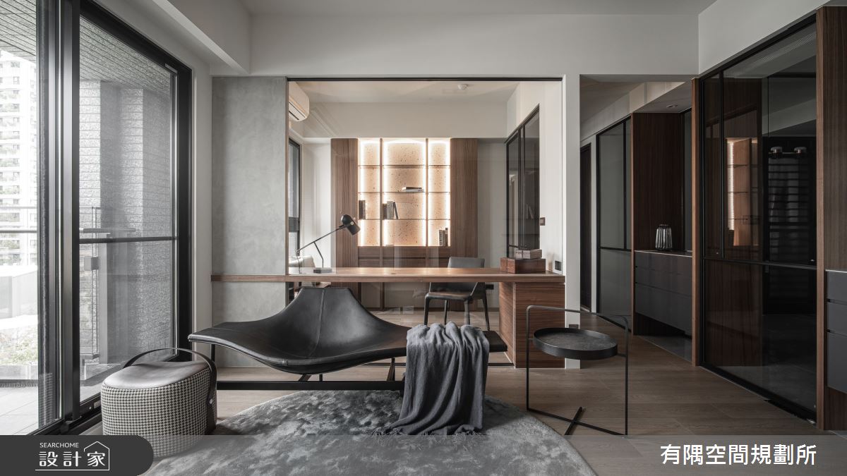 46坪毛胚屋＿現代風客廳書房案例圖片＿有隅空間規劃所＿有隅_17.David_s home之11