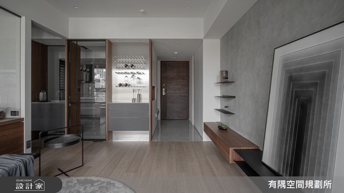 46坪毛胚屋＿現代風玄關客廳案例圖片＿有隅空間規劃所＿有隅_17.David_s home之4