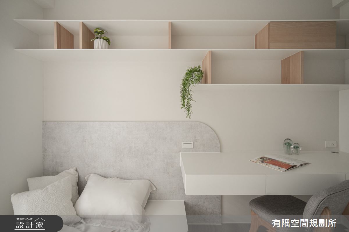 38坪新成屋(5年以下)＿北歐簡約風臥室案例圖片＿有隅空間規劃所＿有隅_18.游於藝之15