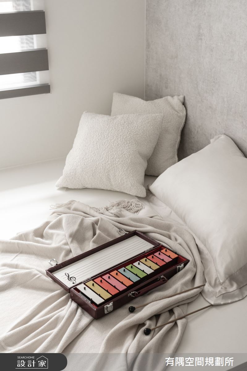 38坪新成屋(5年以下)＿北歐簡約風臥室案例圖片＿有隅空間規劃所＿有隅_18.游於藝之19