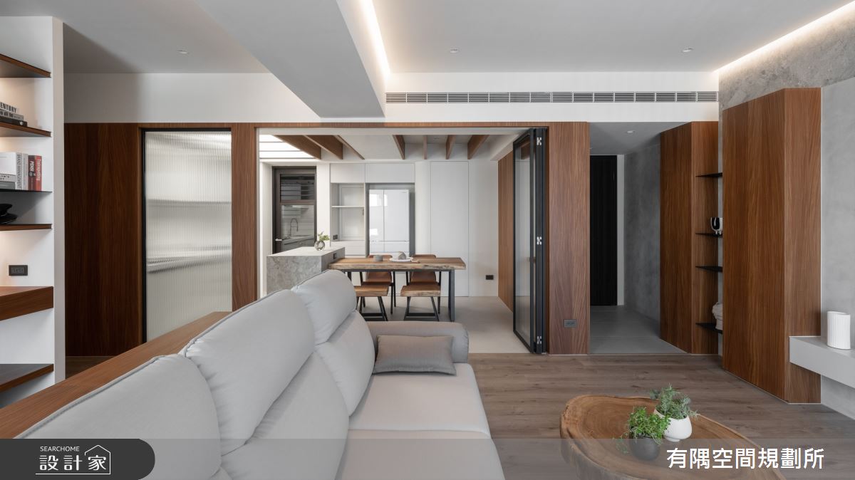 48坪新古屋(10年以下)＿混搭風玄關客廳餐廳廚房中島案例圖片＿有隅空間規劃所＿有隅_19.MOOD之2