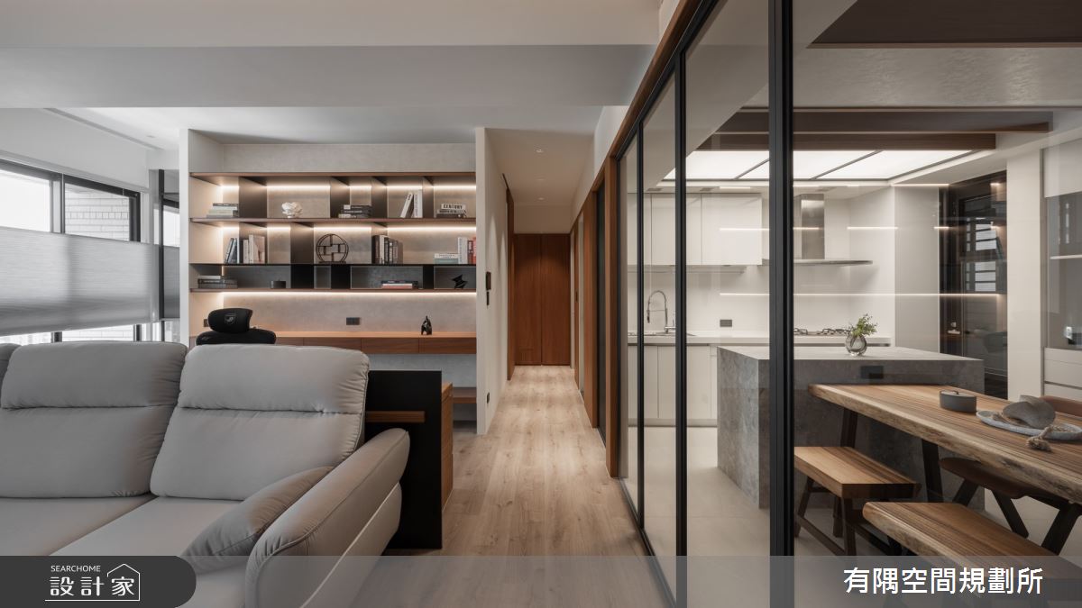 48坪新古屋(10年以下)＿混搭風客廳餐廳廚房書房案例圖片＿有隅空間規劃所＿有隅_19.MOOD之6