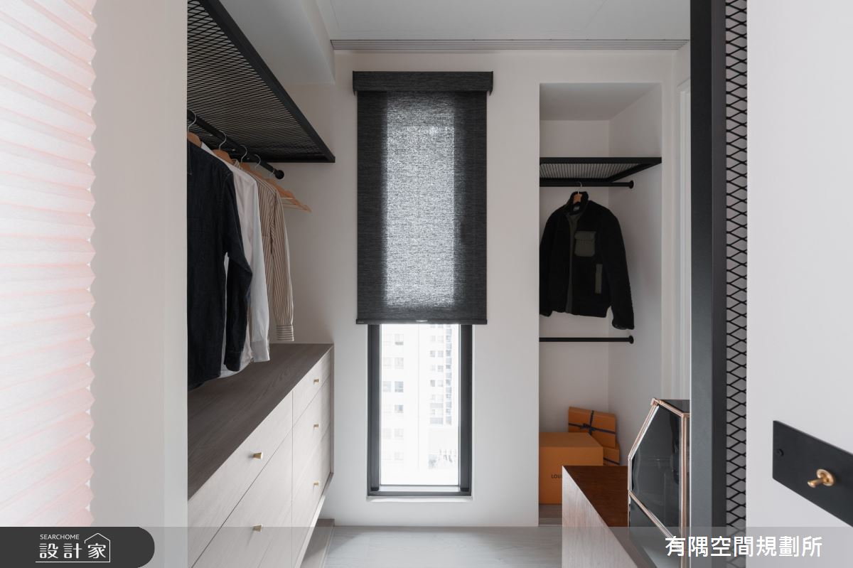 50坪預售屋＿工業風更衣間案例圖片＿有隅空間規劃所＿有隅_39.M & M之4434