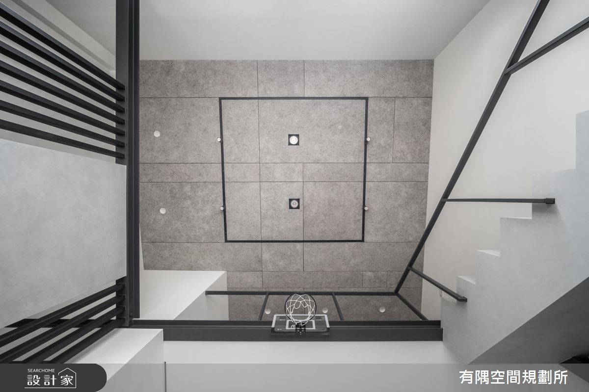 20坪老屋(16~30年)＿現代工業風客廳樓梯案例圖片＿有隅空間規劃所＿有隅_22.YC Loft之11