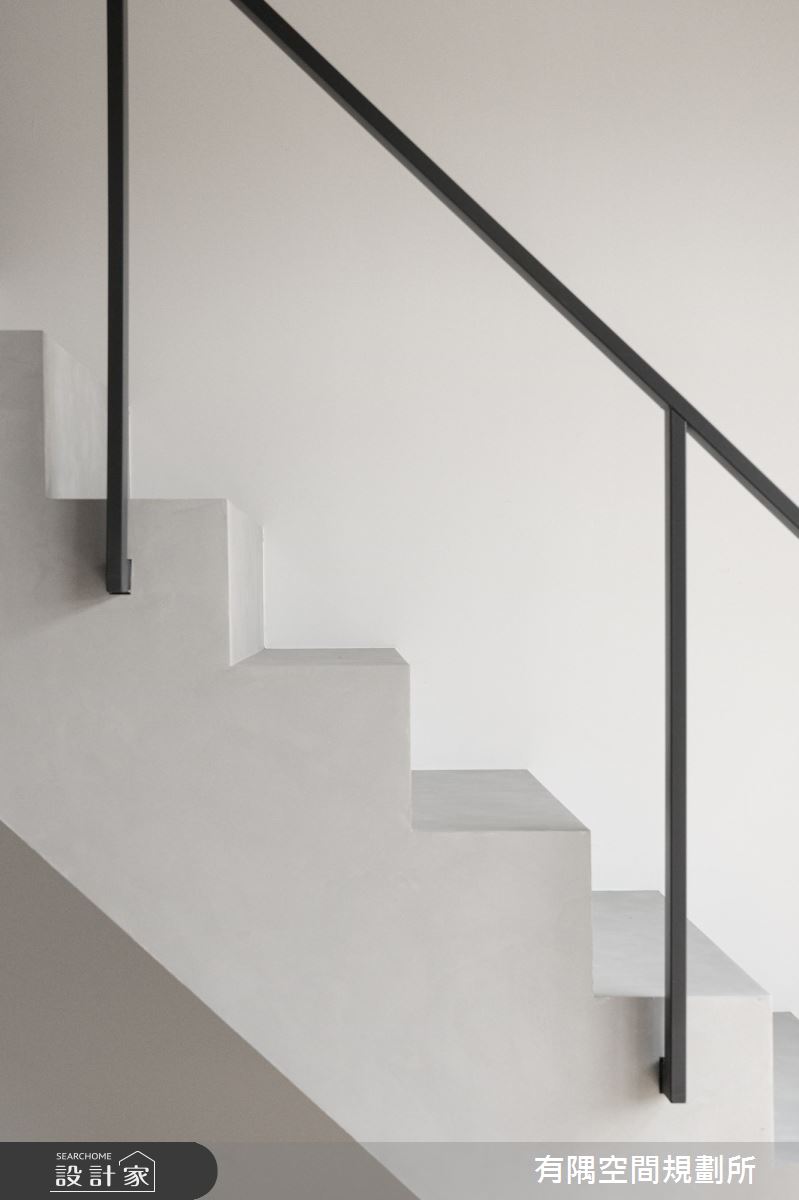 20坪老屋(16~30年)＿現代工業風客廳樓梯案例圖片＿有隅空間規劃所＿有隅_22.YC Loft之18