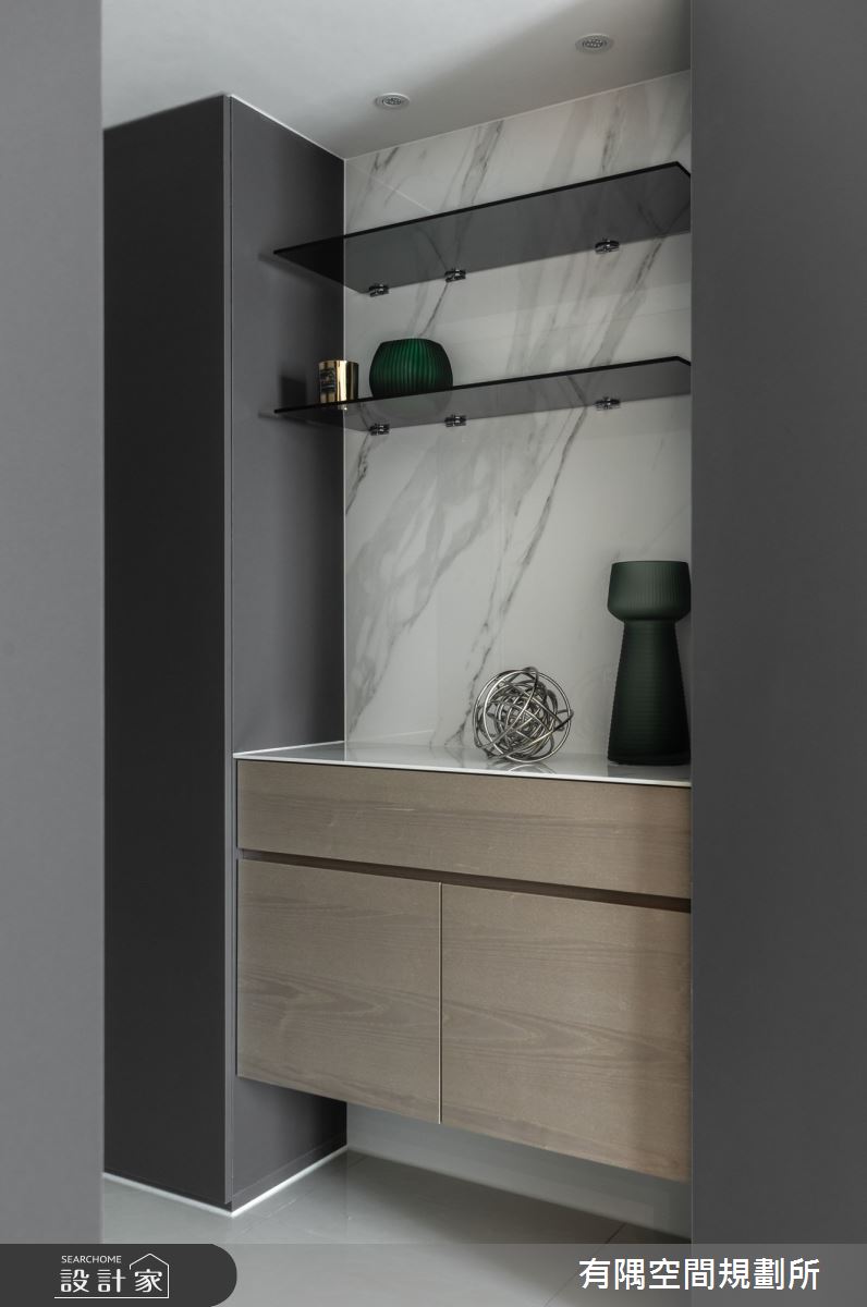 36坪新成屋(5年以下)＿現代簡約風玄關案例圖片＿有隅空間規劃所＿有隅_23.​Jesse's home之3
