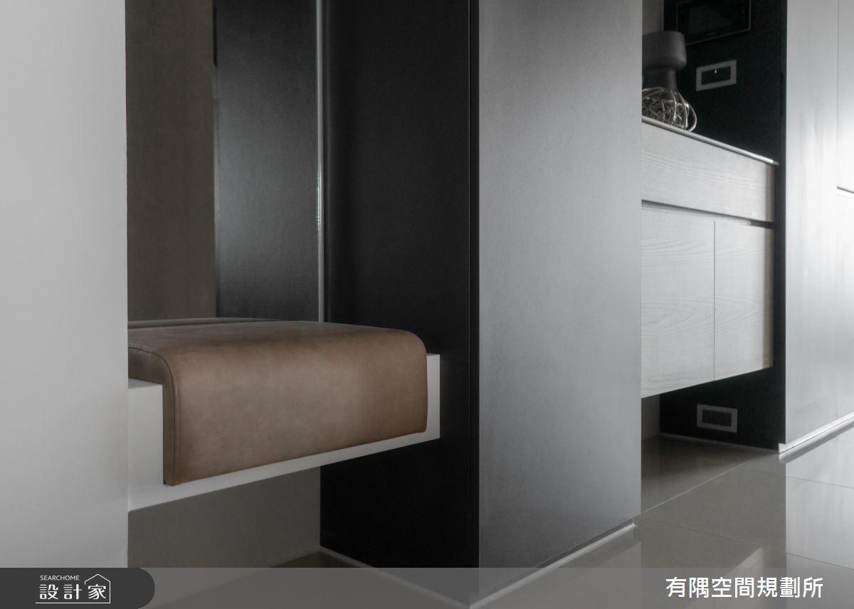 36坪新成屋(5年以下)＿現代簡約風玄關案例圖片＿有隅空間規劃所＿有隅_23.​Jesse's home之6