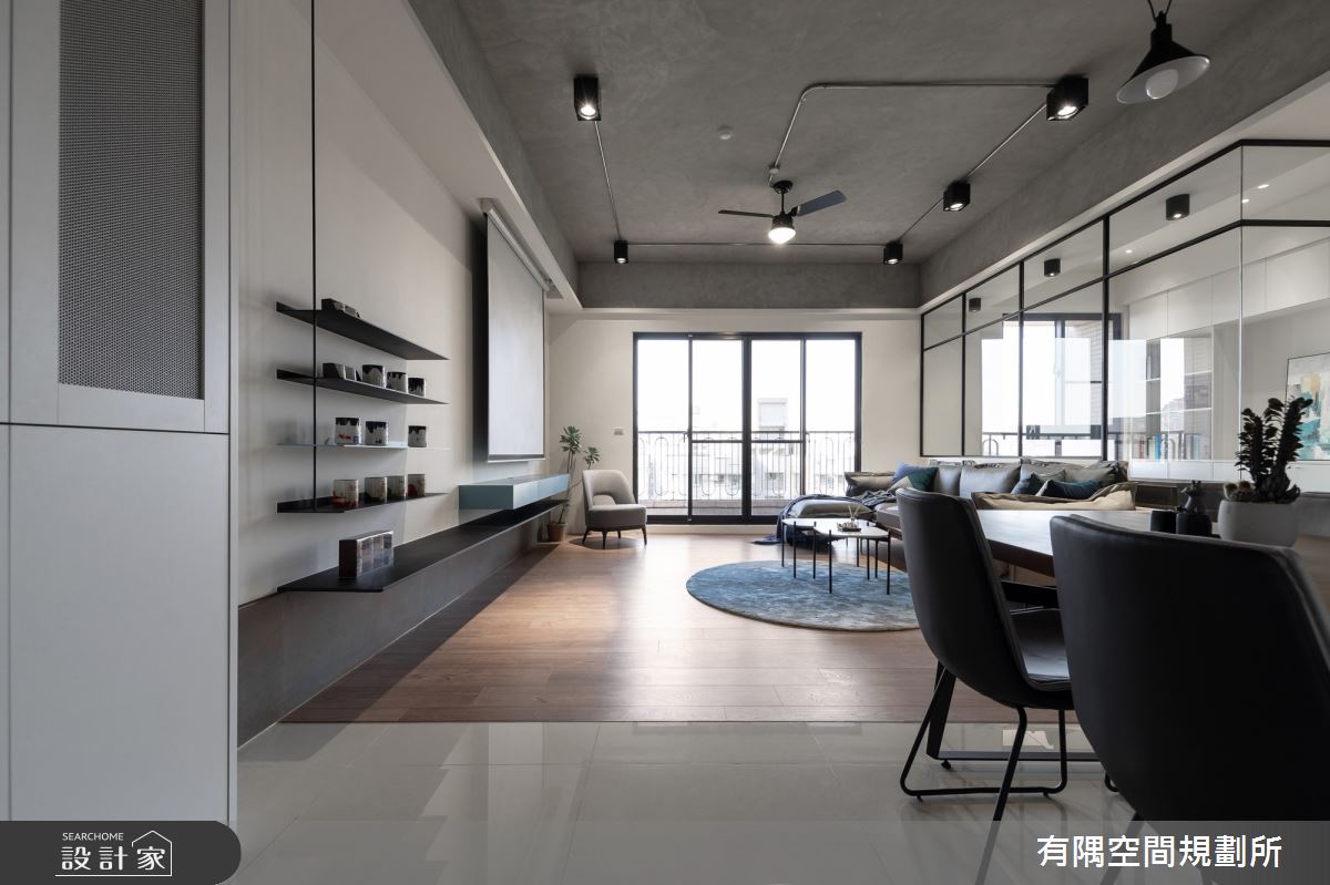 65坪中古屋(5~15年)＿美式工業風客廳餐廳案例圖片＿有隅空間規劃所＿有隅_24.Dr. Wang案之3