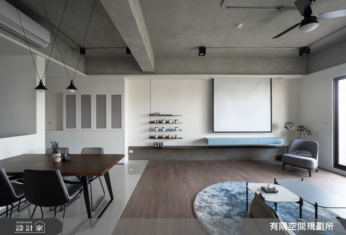 65坪中古屋(5~15年)＿美式工業風客廳餐廳案例圖片＿有隅空間規劃所＿有隅_24.Dr. Wang案之8