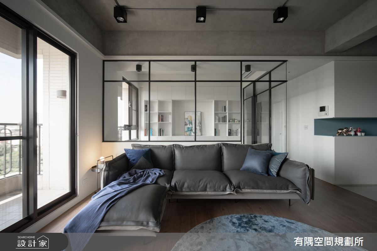 65坪中古屋(5~15年)＿美式工業風客廳案例圖片＿有隅空間規劃所＿有隅_24.Dr. Wang案之11