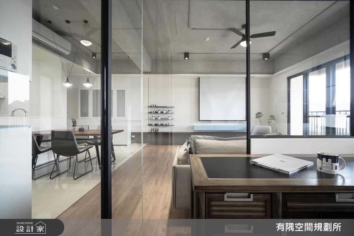 65坪中古屋(5~15年)＿美式工業風書房案例圖片＿有隅空間規劃所＿有隅_24.Dr. Wang案之26