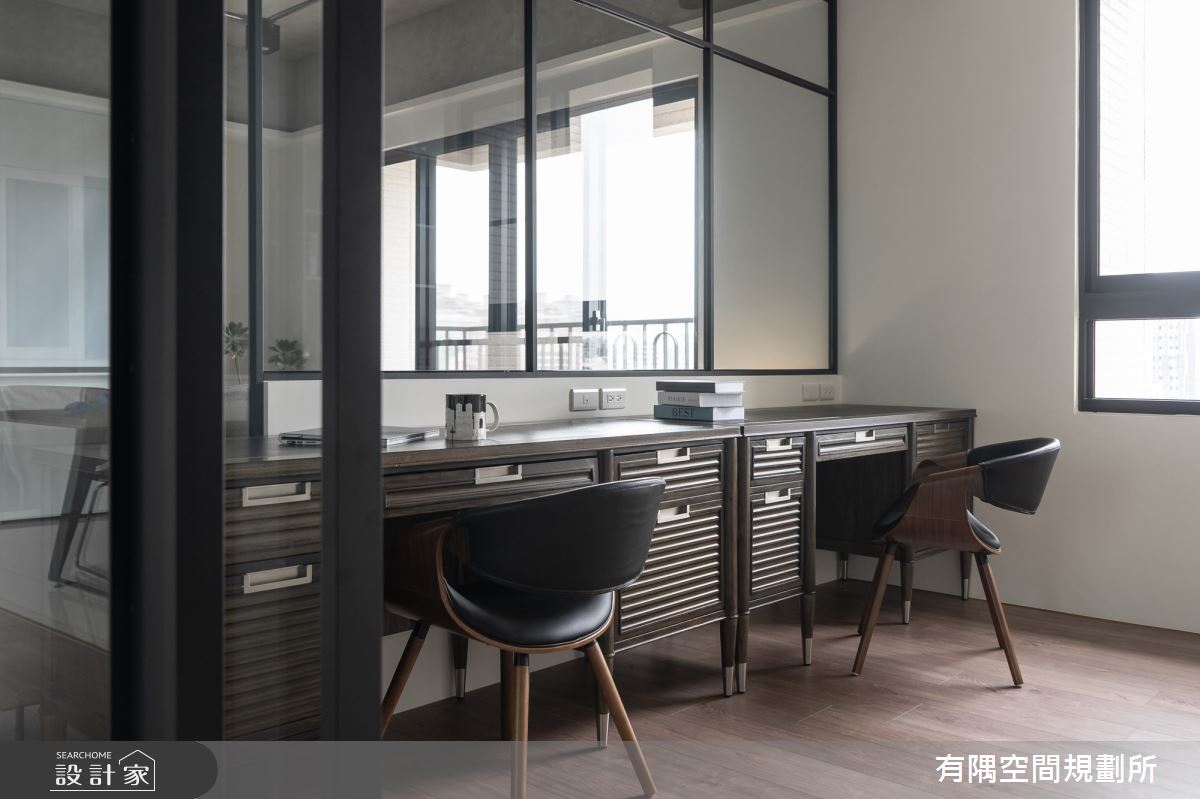 65坪中古屋(5~15年)＿美式工業風書房案例圖片＿有隅空間規劃所＿有隅_24.Dr. Wang案之27
