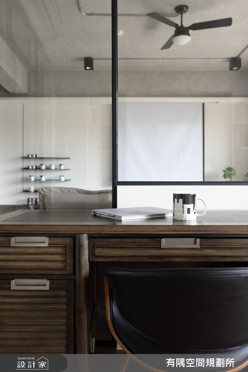 65坪中古屋(5~15年)＿美式工業風書房案例圖片＿有隅空間規劃所＿有隅_24.Dr. Wang案之28