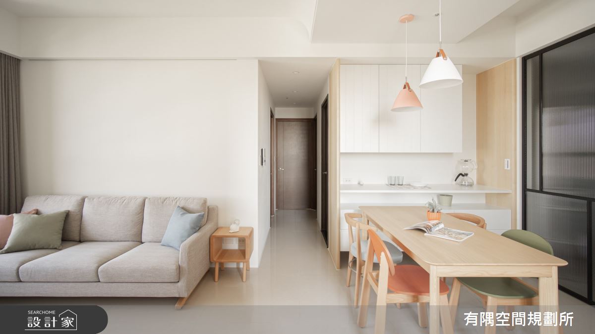 39坪新成屋(5年以下)＿簡約風客廳餐廳案例圖片＿有隅空間規劃所＿有隅_25.仨仨之13