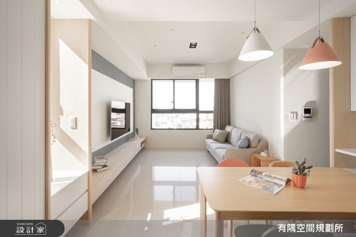 39坪新成屋(5年以下)＿簡約風客廳餐廳案例圖片＿有隅空間規劃所＿有隅_25.仨仨之5