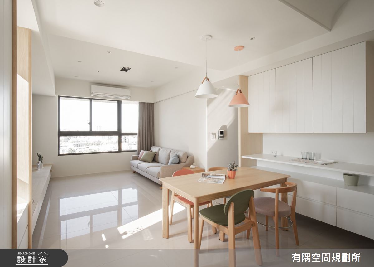 39坪新成屋(5年以下)＿簡約風客廳餐廳案例圖片＿有隅空間規劃所＿有隅_25.仨仨之4
