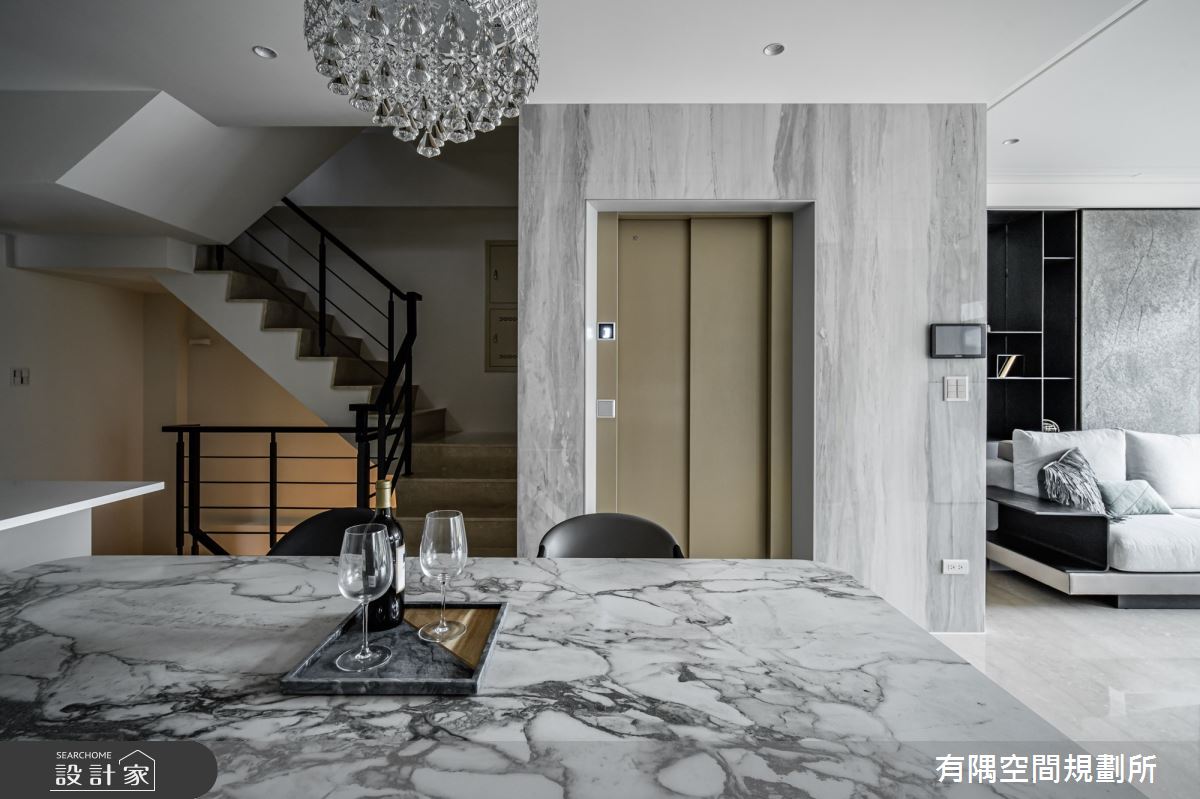 113坪新成屋(5年以下)＿現代風餐廳樓梯案例圖片＿有隅空間規劃所＿有隅_27.源靜之15