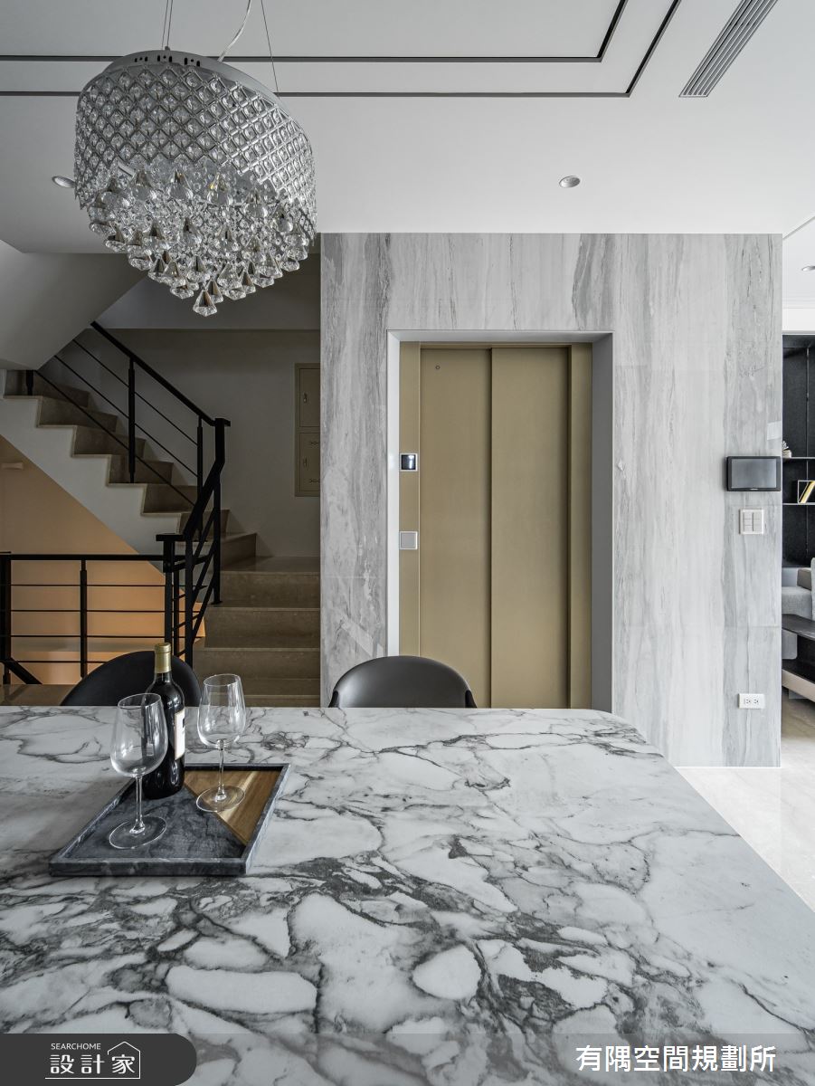 113坪新成屋(5年以下)＿現代風餐廳樓梯案例圖片＿有隅空間規劃所＿有隅_27.源靜之16