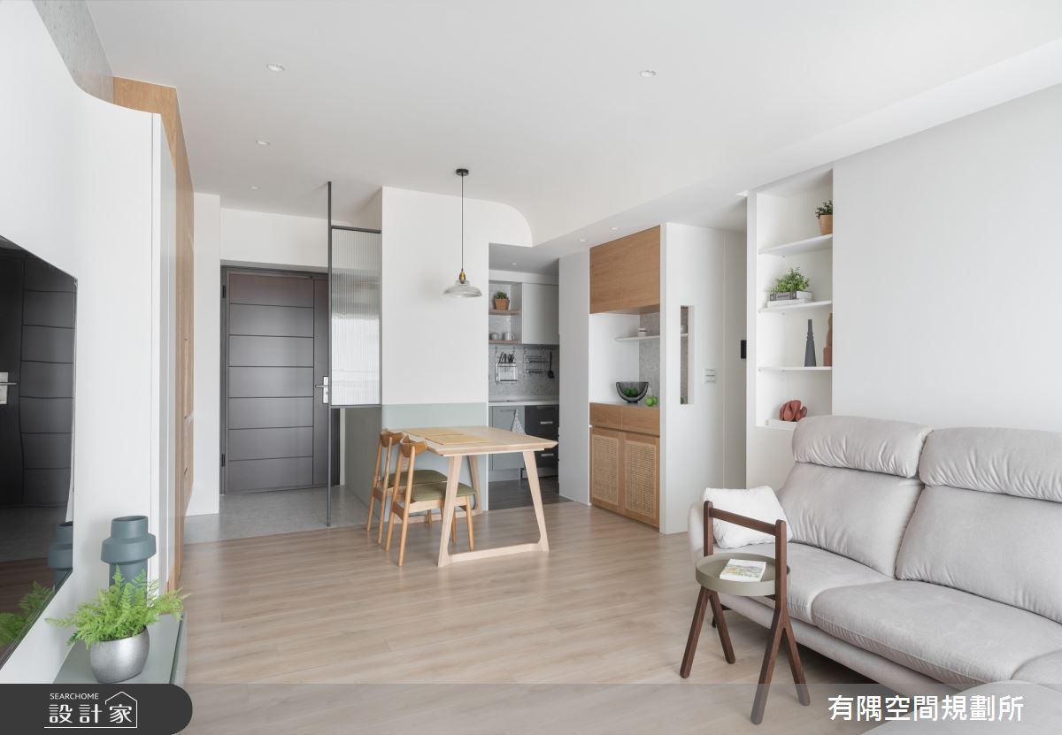37坪預售屋＿混搭風玄關客廳餐廳廚房案例圖片＿有隅空間規劃所＿有隅_28.JH Home之12