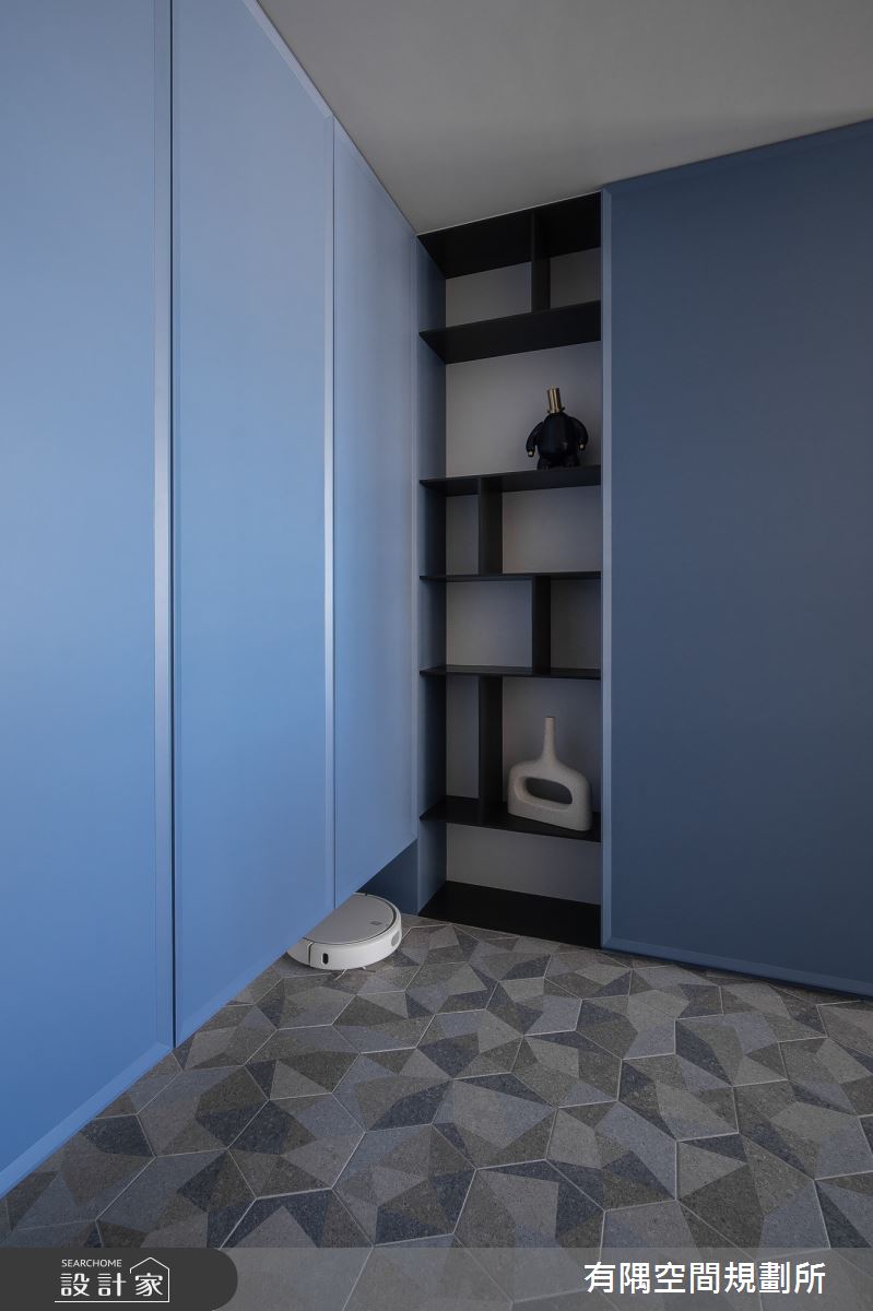 50坪老屋(16~30年)＿現代北歐風玄關案例圖片＿有隅空間規劃所＿有隅_30.樓中樓之2