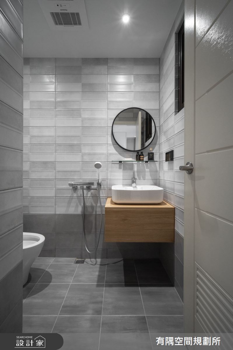 50坪老屋(16~30年)＿現代北歐風浴室案例圖片＿有隅空間規劃所＿有隅_30.樓中樓之19