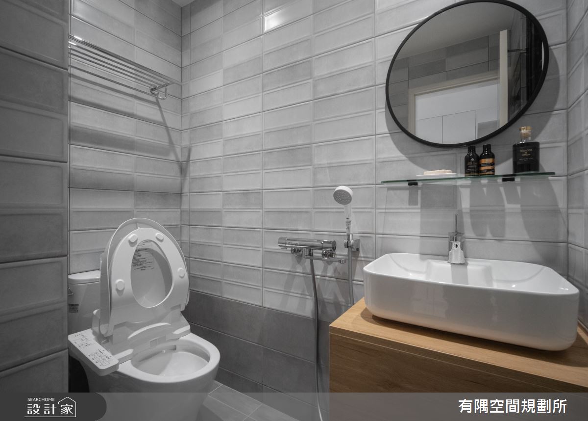 50坪老屋(16~30年)＿現代北歐風浴室案例圖片＿有隅空間規劃所＿有隅_30.樓中樓之21