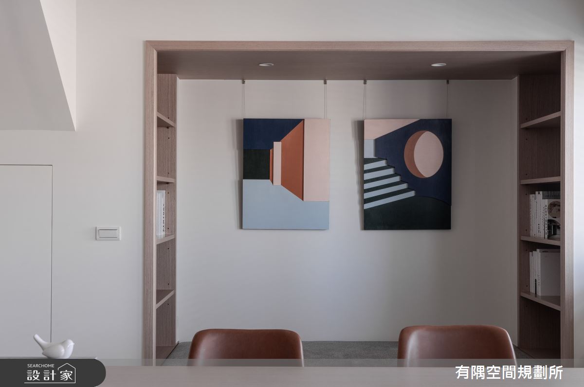 50坪老屋(16~30年)＿現代北歐風書房臥榻案例圖片＿有隅空間規劃所＿有隅_30.樓中樓之27