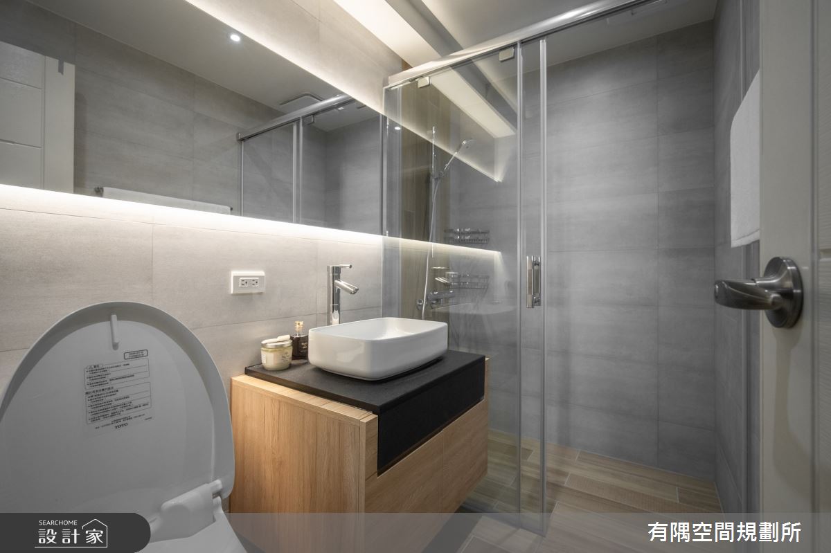 50坪老屋(16~30年)＿現代北歐風浴室案例圖片＿有隅空間規劃所＿有隅_30.樓中樓之32