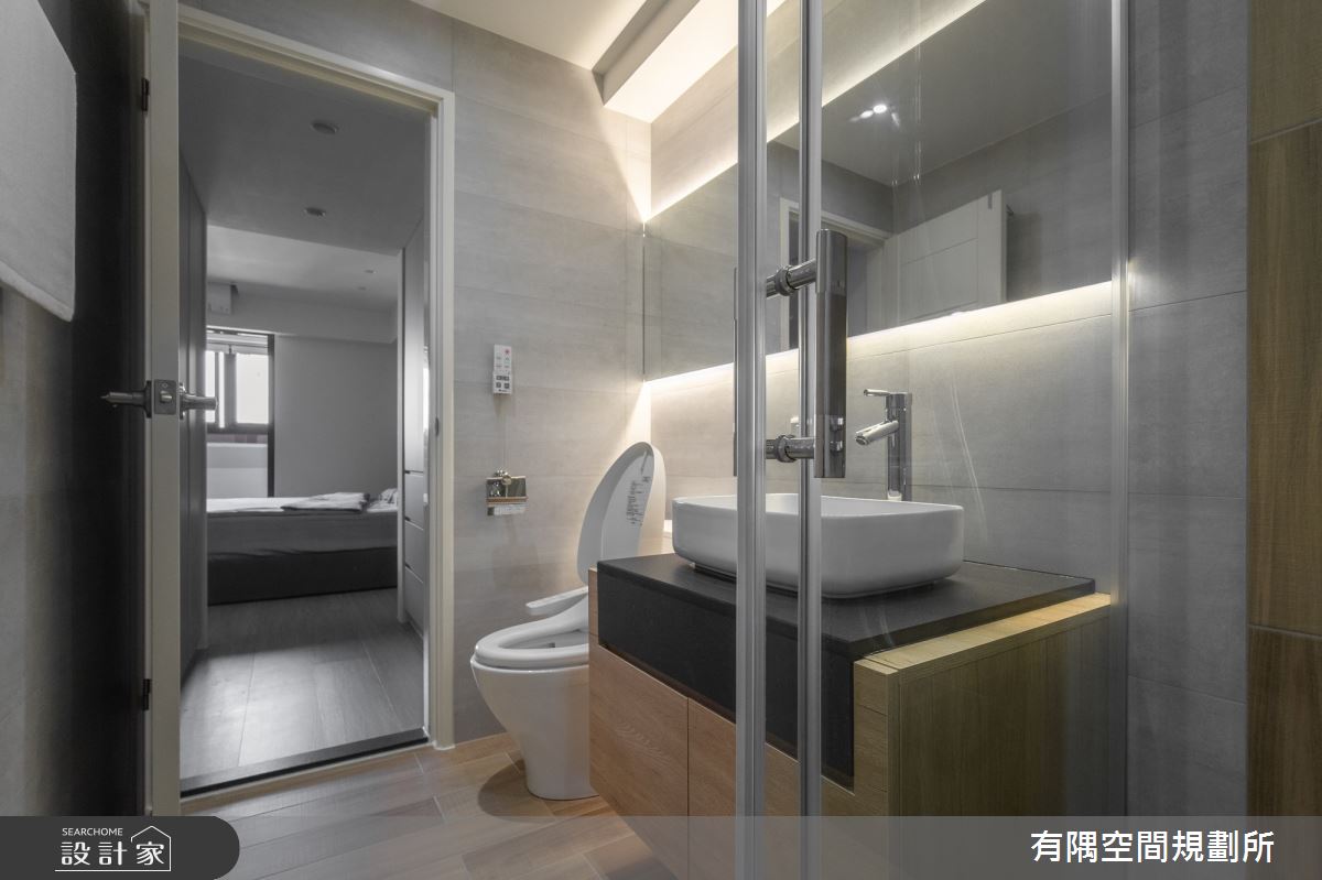 50坪老屋(16~30年)＿現代北歐風浴室案例圖片＿有隅空間規劃所＿有隅_30.樓中樓之33