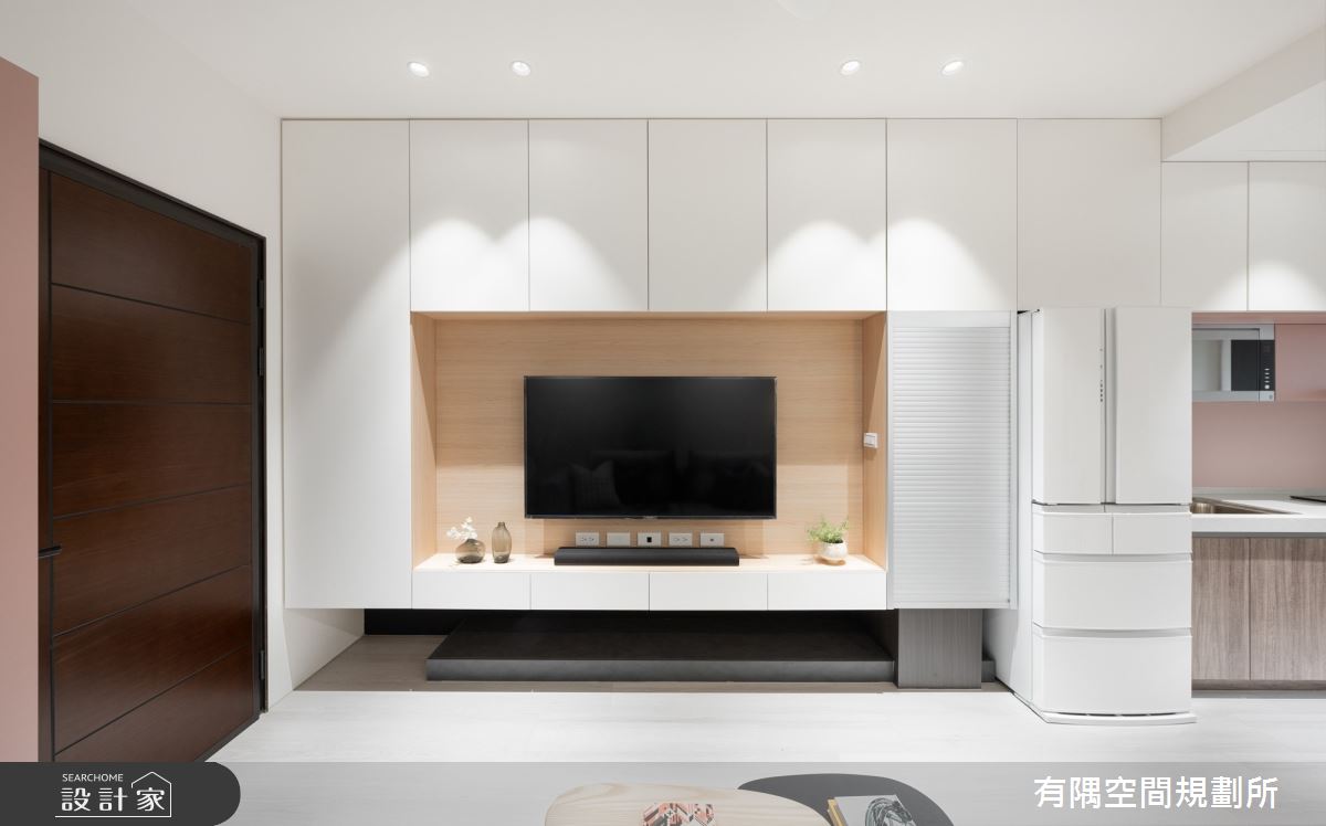 28坪新成屋(5年以下)＿現代簡約風玄關客廳案例圖片＿有隅空間規劃所＿有隅_31.My space之1