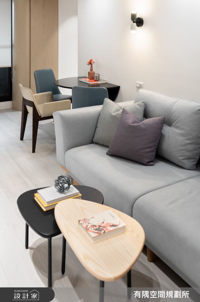 28坪新成屋(5年以下)＿現代簡約風客廳餐廳案例圖片＿有隅空間規劃所＿有隅_31.My space之9