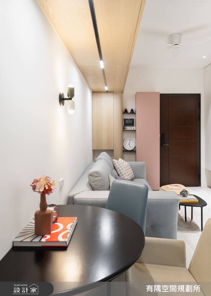 28坪新成屋(5年以下)＿現代簡約風客廳餐廳案例圖片＿有隅空間規劃所＿有隅_31.My space之12