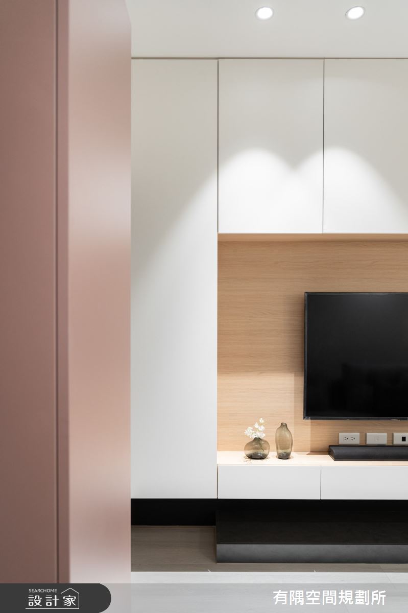 28坪新成屋(5年以下)＿現代簡約風客廳案例圖片＿有隅空間規劃所＿有隅_31.My space之4