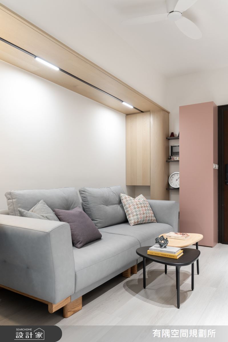 28坪新成屋(5年以下)＿現代簡約風客廳案例圖片＿有隅空間規劃所＿有隅_31.My space之8