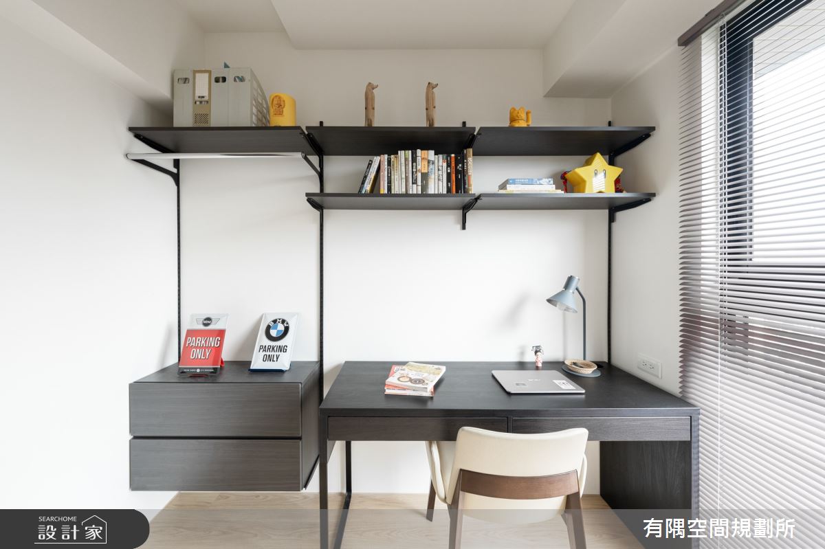 28坪新成屋(5年以下)＿現代簡約風書房案例圖片＿有隅空間規劃所＿有隅_31.My space之26