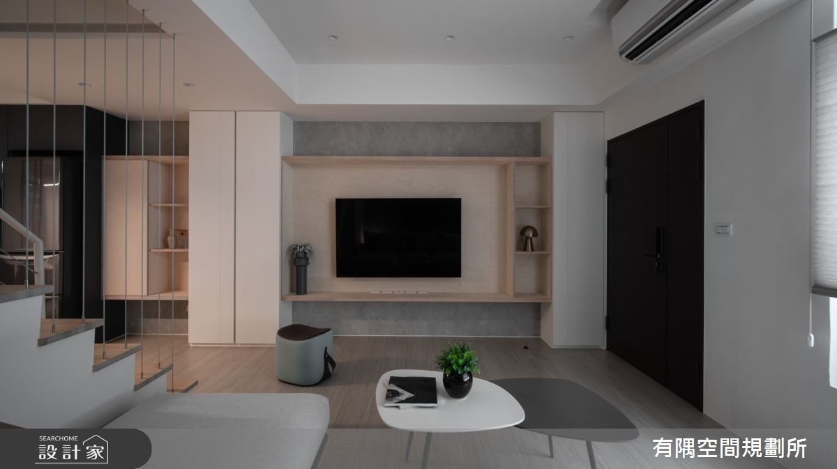 45坪老屋(31~40年)＿混搭風玄關客廳樓梯案例圖片＿有隅空間規劃所＿有隅_32.光 和之6