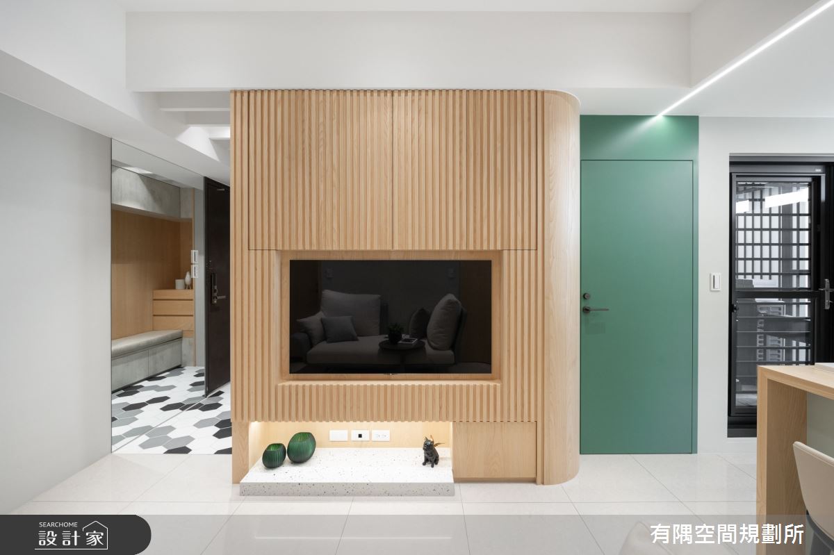 29坪預售屋＿混搭風玄關客廳案例圖片＿有隅空間規劃所＿有隅_34.SP Family之9