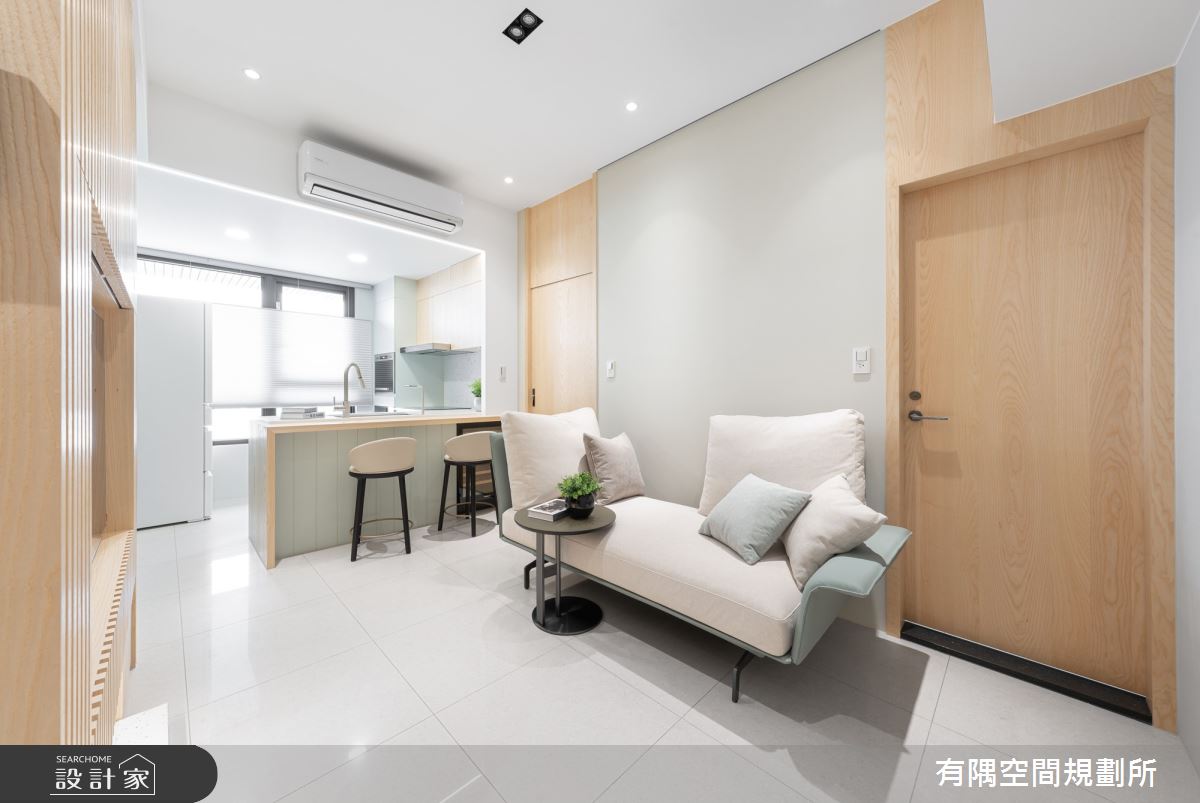 29坪預售屋＿混搭風客廳餐廳廚房吧檯中島案例圖片＿有隅空間規劃所＿有隅_34.SP Family之13