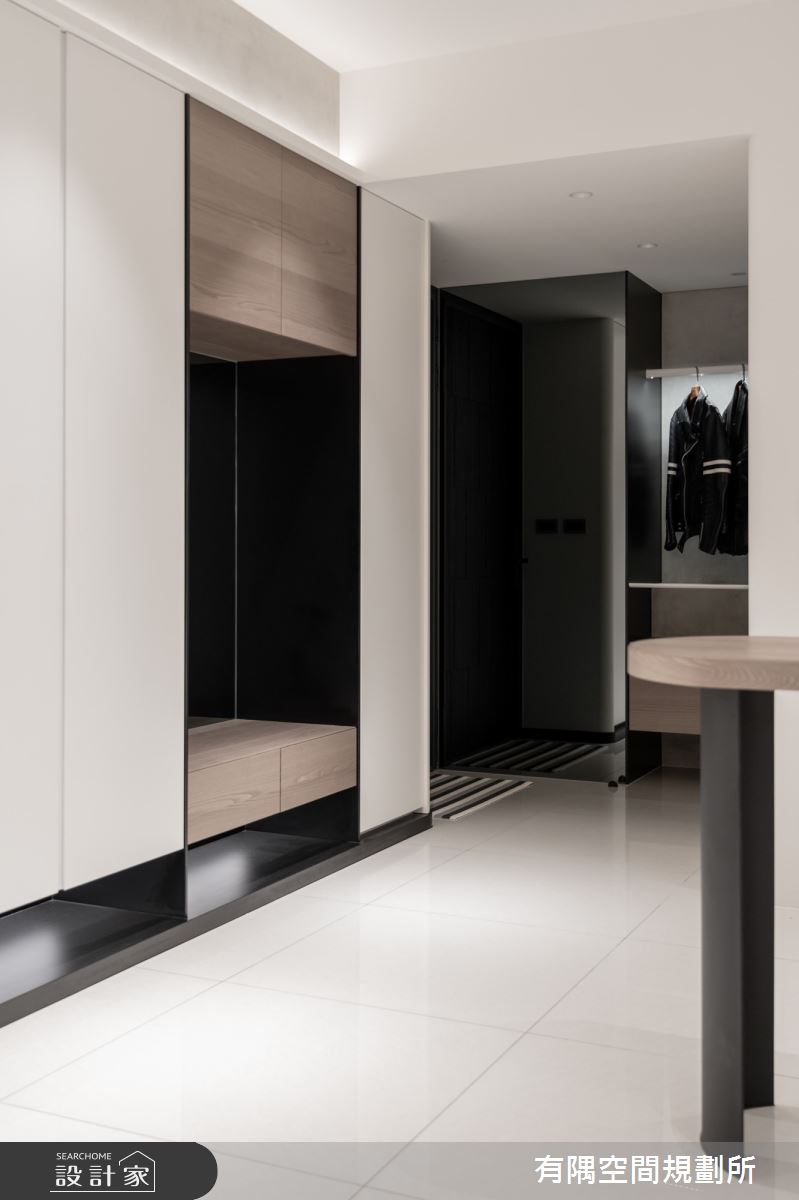 39坪新成屋(5年以下)＿現代風玄關案例圖片＿有隅空間規劃所＿有隅_35.Fun宅之4